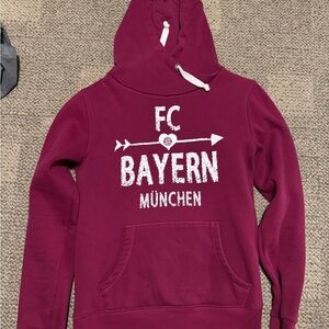 FC Bayern München Burgundy Hoodie